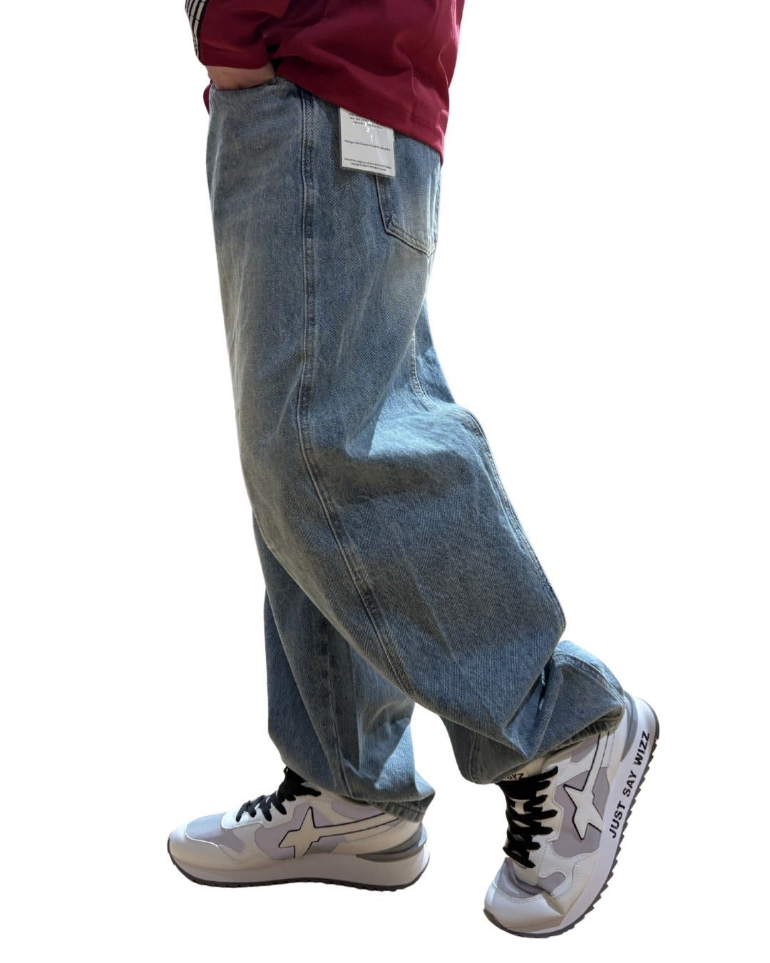 バイカラー デニムパンツ(Unisex/ユニセックス)