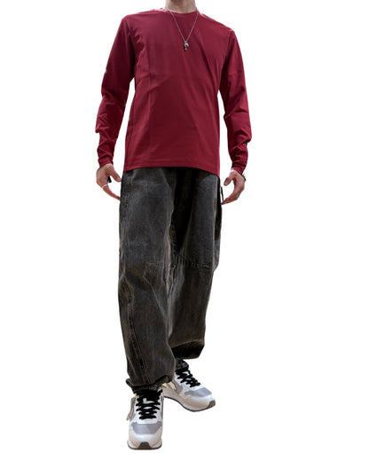 バイカラー デニムパンツ(Unisex/ユニセックス)