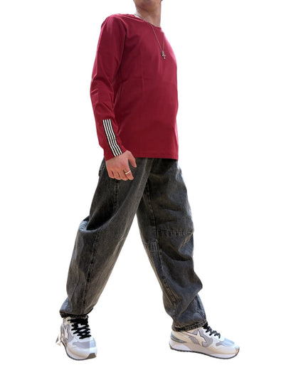 バイカラー デニムパンツ(Unisex/ユニセックス)