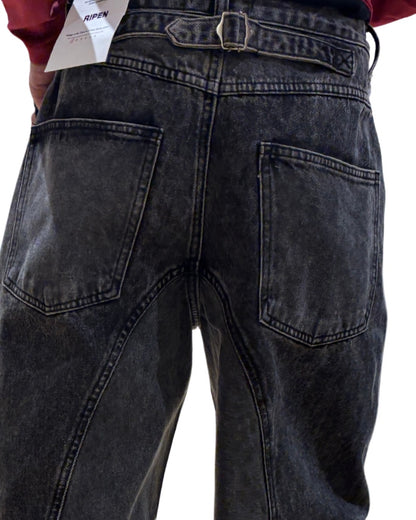 バイカラー デニムパンツ(Unisex/ユニセックス)