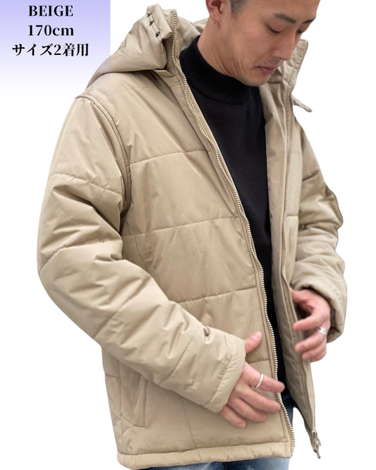 中綿 フード ジャケット(Unisex/ユニセックス)