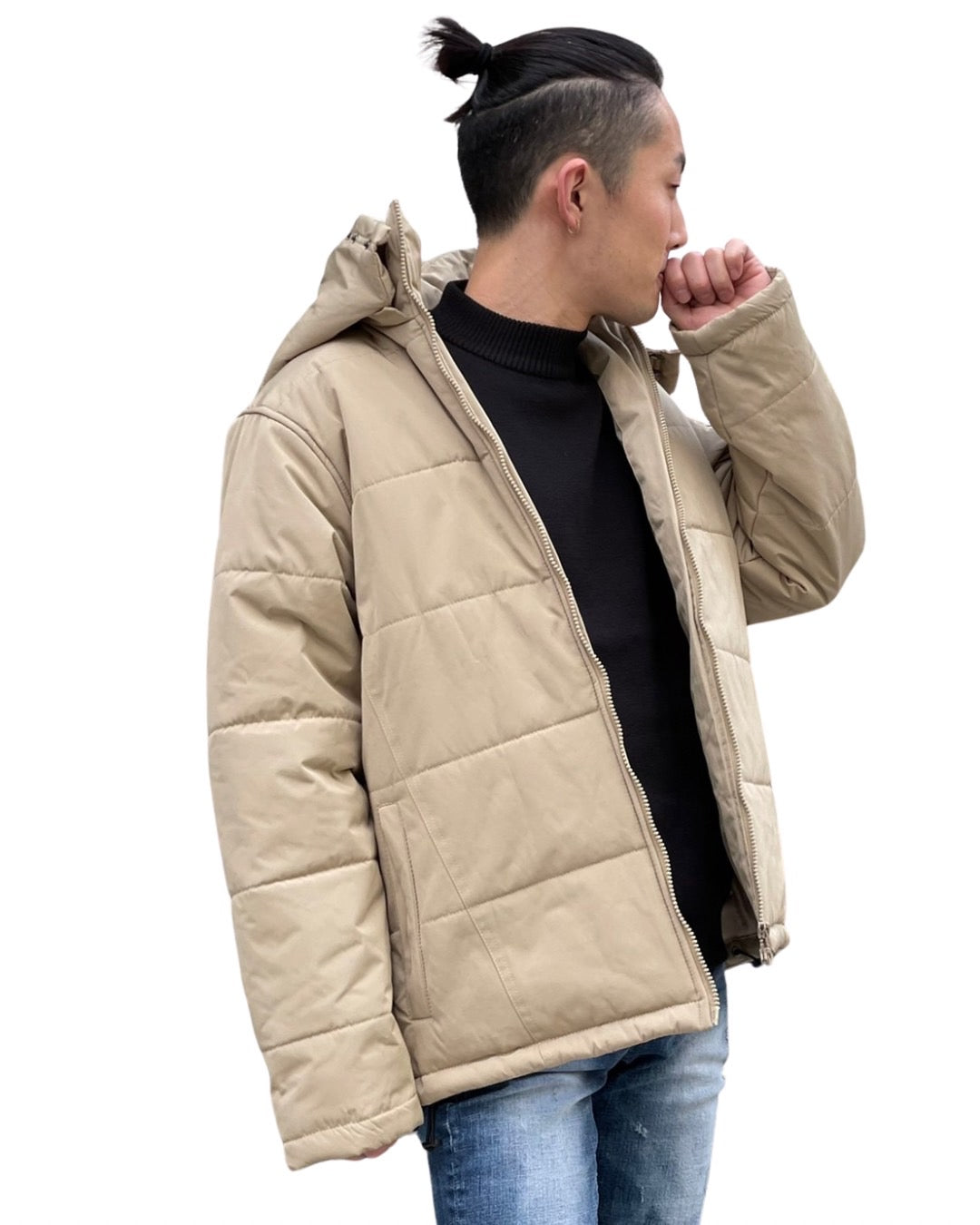 中綿 フード ジャケット(Unisex/ユニセックス)