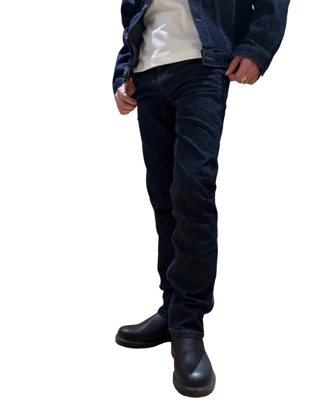 ワンウォッシュ デニム パンツ(Unisex/ユニセックス)