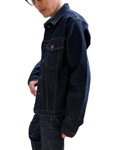 ワンウォッシュ デニム ジャケット(Unisex/ユニセックス)