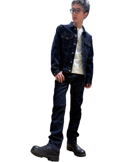 ワンウォッシュ デニム ジャケット(Unisex/ユニセックス)