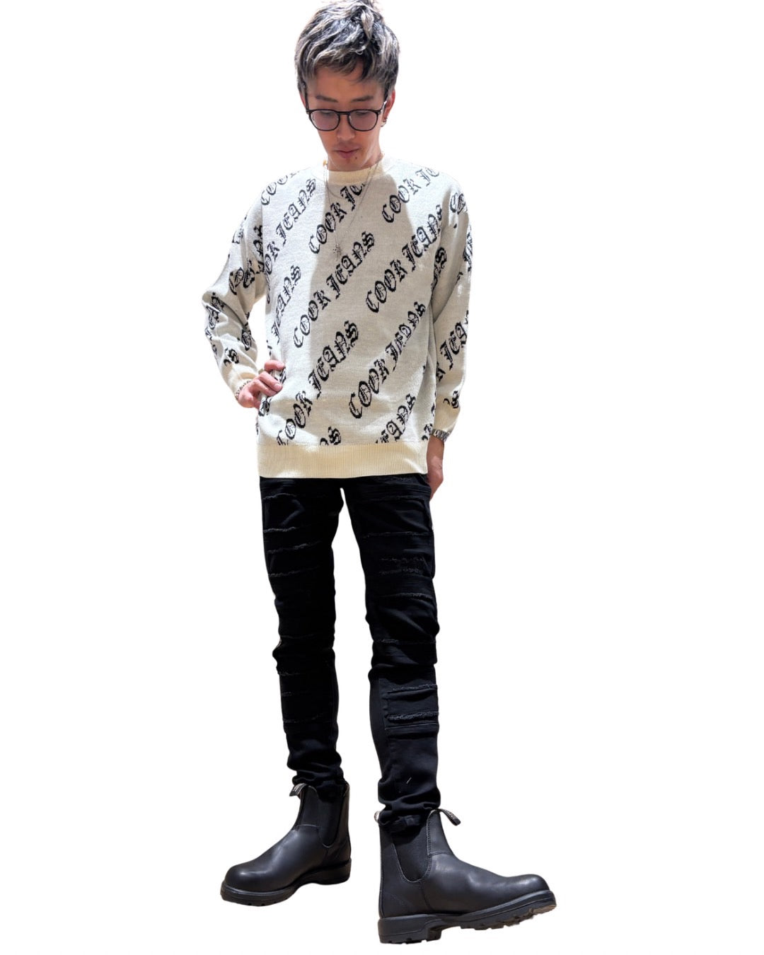 リメイク スキニー パンツ(Unisex/ユニセックス)