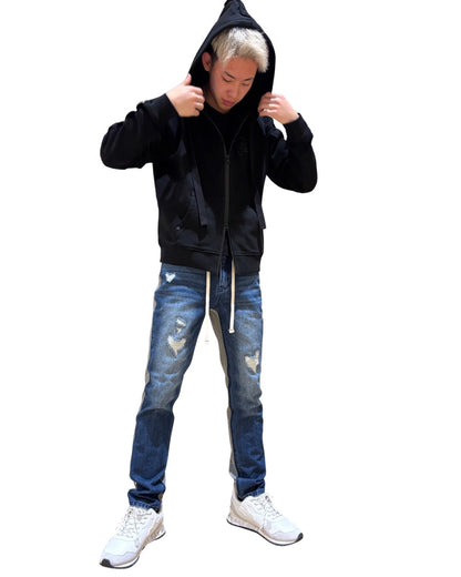 カットオフ スウェット ジップパーカー(Unisex/ユニセックス)