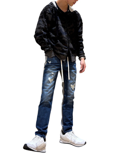 カットオフ スウェット ジップパーカー(Unisex/ユニセックス)