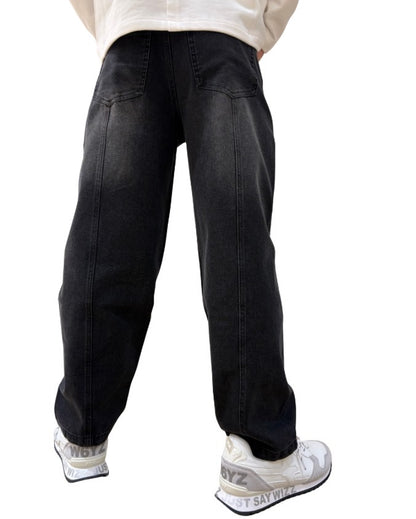 ダメージ バレルパンツ(Unisex/ユニセックス)