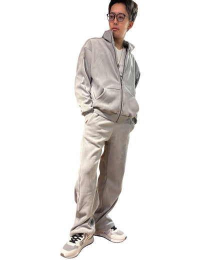 両面 マイクロスウェード ジップパーカー(Mens/メンズ)