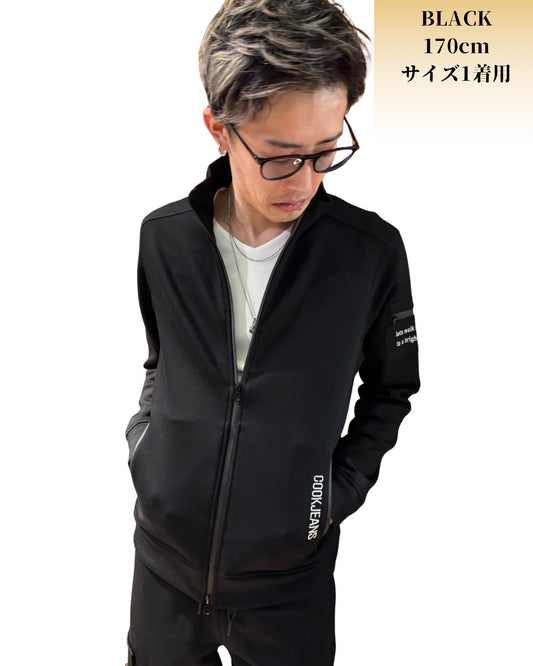 スタンド 襟 ジップジャケット(Unisex/ユニセックス)