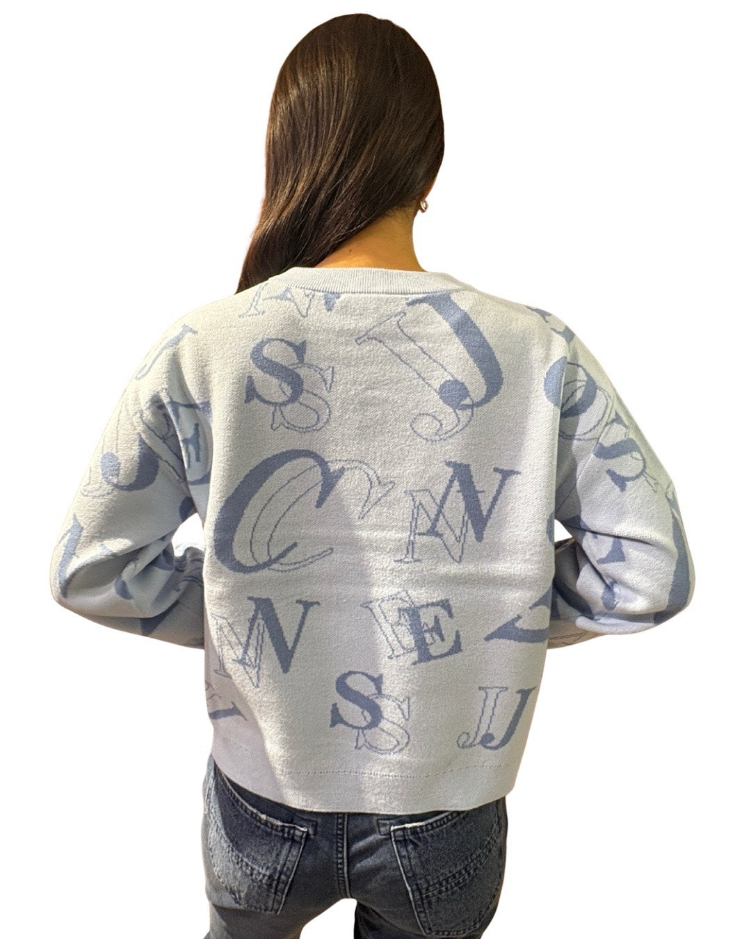 ランダム ロゴ ニット(Ladies/レディース)