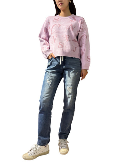 ランダム ロゴ ニット(Ladies/レディース)