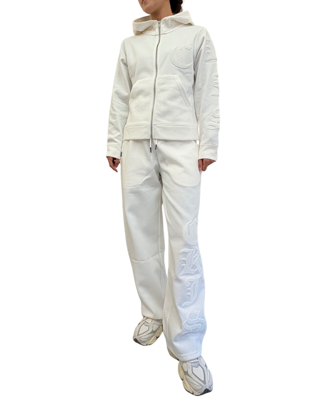 パイルワッペン ジップ フード ジャケット(Ladies/レディース)