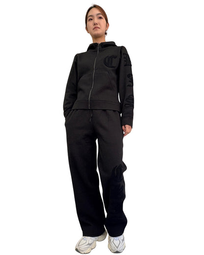 パイルワッペン ジップ フード ジャケット(Ladies/レディース)