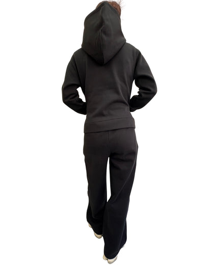 パイルワッペン ジップ フード ジャケット(Ladies/レディース)