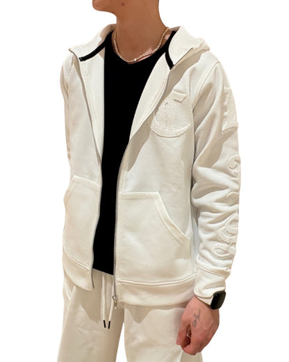 パイルワッペン ジップ フード ジャケット(Mens/メンズ)