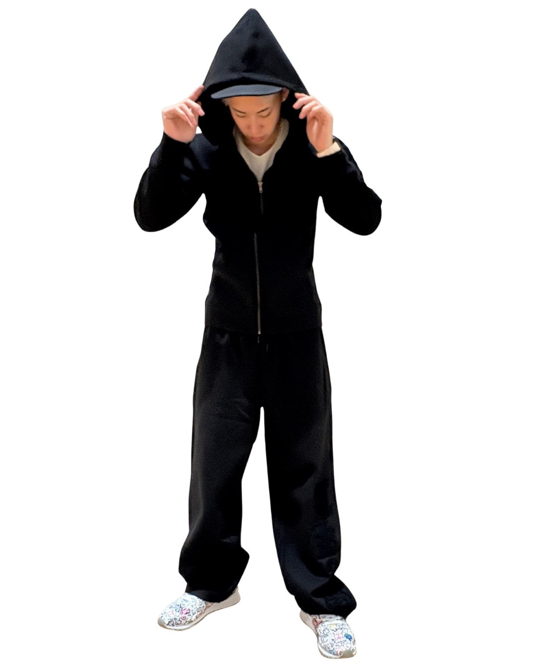 パイルワッペン ジップ フード ジャケット(Mens/メンズ)