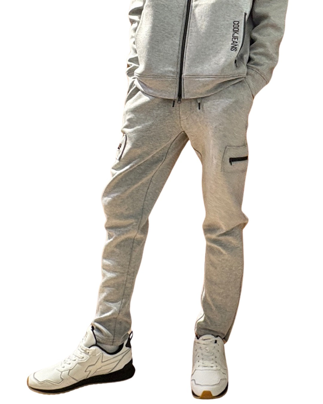 CJ裾ジップ ジャージパンツ(Unisex/ユニセックス)