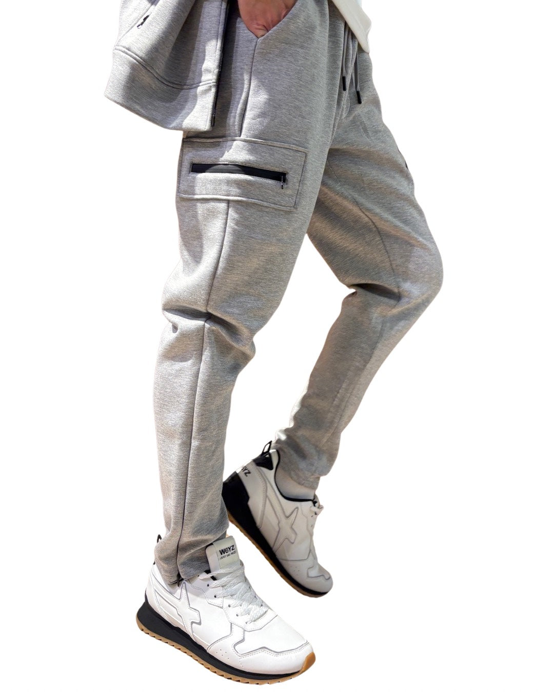 CJ裾ジップ ジャージパンツ(Unisex/ユニセックス)