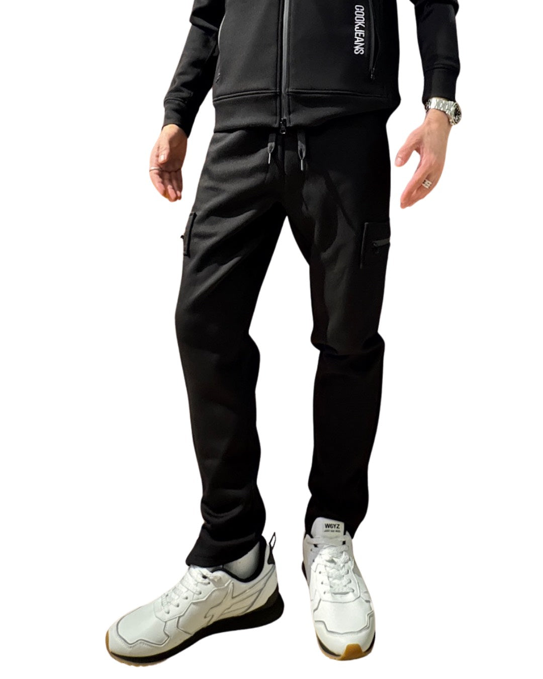 CJ裾ジップ ジャージパンツ(Unisex/ユニセックス)